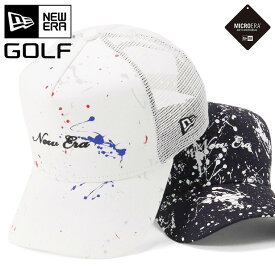 ニューエラ ゴルフ キャップ NEW ERA GOLF CAP 9FORTY A-Frame Trucker メッシュキャップ メンズ レディース 帽子 白 ブランド 深め おしゃれ かっこいい 人気 春 夏 秋 冬 オールシーズン ニューエラー 大きい 小さい サイズ 調整 正規品 ユニセックス 男女兼用 ストリート