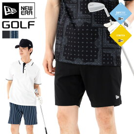 ニューエラ ゴルフ ウェア ショートパンツ NEW ERA GOLF ボトムス ハーフパンツ 無地 シンプル ベーシック 黒 メンズ レディース ブランド おしゃれ かっこいい 人気 オーバーサイズ 春 夏 秋 冬 ニューエラー 正規品 大きい 小さい サイズ ユニセックス 男女兼用 ストリート