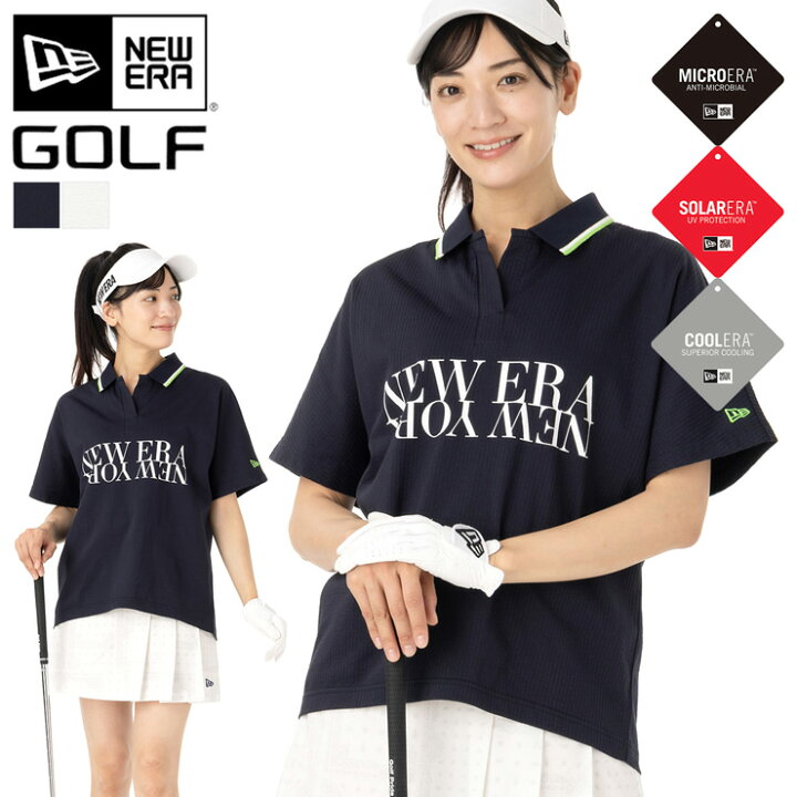 楽天市場】ニューエラ ゴルフ ウェア ポロシャツ NEW ERA GOLF 半袖 白 