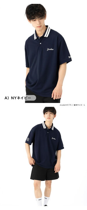 楽天市場】ニューエラ 半袖 ポロシャツ NEW ERA NY LA MLB 