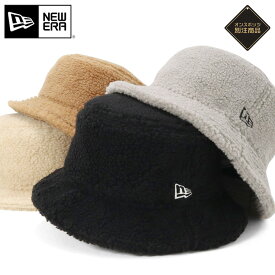ニューエラ バケットハット NEW ERA HAT バケハ メンズ レディース 帽子 無地 シンプル ベーシック ONSPOTZ 別注 黒 ベージュ カーキ ボア フリース ファー 大きいサイズ ブランド 深め おしゃれ かっこいい 人気 秋 冬 ニューエラー