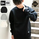 ニューエラ トレーナー NEW ERA クルーネック ONSPOTZ 別注 BOX LOGO PATCH 黒 メンズ レディース ブランド 大きいサイズ オーバーサイズ おしゃれ かっこいい 人気 春 夏 秋 冬 ニューエラー 正規品 小さいサイズ ユニセックス 男女兼用 ストリート