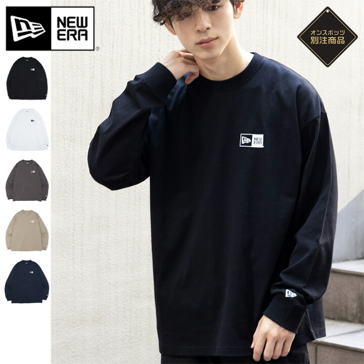 楽天市場】ニューエラ Tシャツ 長袖 NEW ERA クルーネック ロンT 