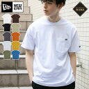 ニューエラ Tシャツ 半袖 NEW ERA クルーネック ONSPOTZ 別注 黒 白 ポケットTシャツ メンズ レディース ブランド 大きいサイズ オーバーサイズ おしゃれ かっこいい 人気 春 夏 秋 冬 ニューエラー 正規品 小さいサイズ ユニセックス