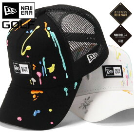 【クーポン利用で10%OFF】7月10日限定！ニューエラ ゴルフ キャップ NEW ERA GOLF CAP 9FORTY A-Frame Trucker メッシュキャップ メンズ レディース 帽子 ONSPOTZ 別注 ニューエラ NEW ERA ゴルフ メッシュキャップ GF 940 AFTR SP EMB LABEL 大きいサイズ ブランド 深め