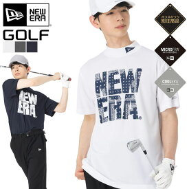 ニューエラ ゴルフ ウェア NEW ERA GOLF 半袖 ミッドネックT ONSPOTZ 別注 白 メンズ レディース ブランド おしゃれ かっこいい 人気 オーバーサイズ 春 夏 ニューエラー 正規品 大きい 小さい サイズ ユニセックス 男女兼用