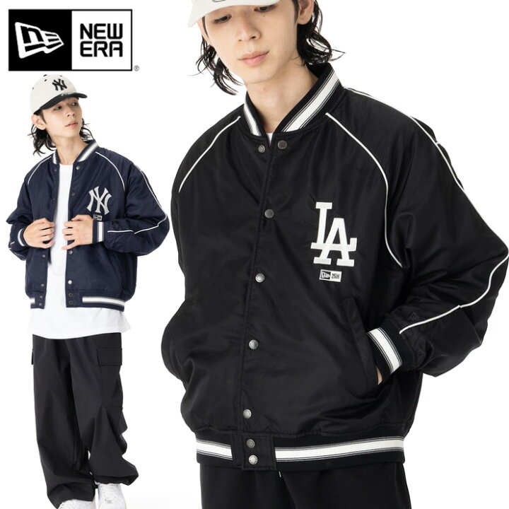 楽天市場】ニューエラ ジャケット NEW ERA スタジャン 中綿 NY LA MLB 