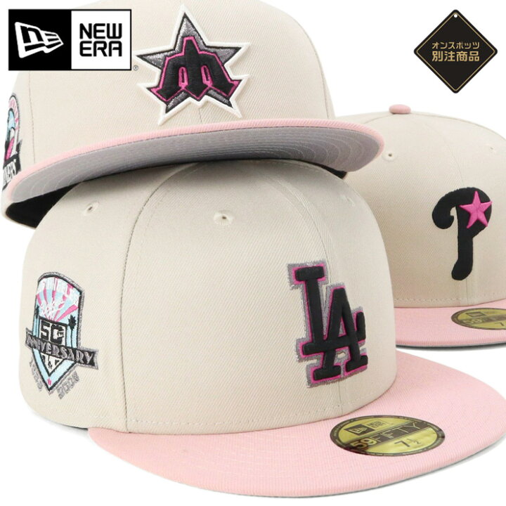 ヤンキースキャップ ピンク ニューエラ キャップ ロサンゼルス ニューヨークヤンキース ピンク系 New Era ニューエラ メンズ - ブランド通販