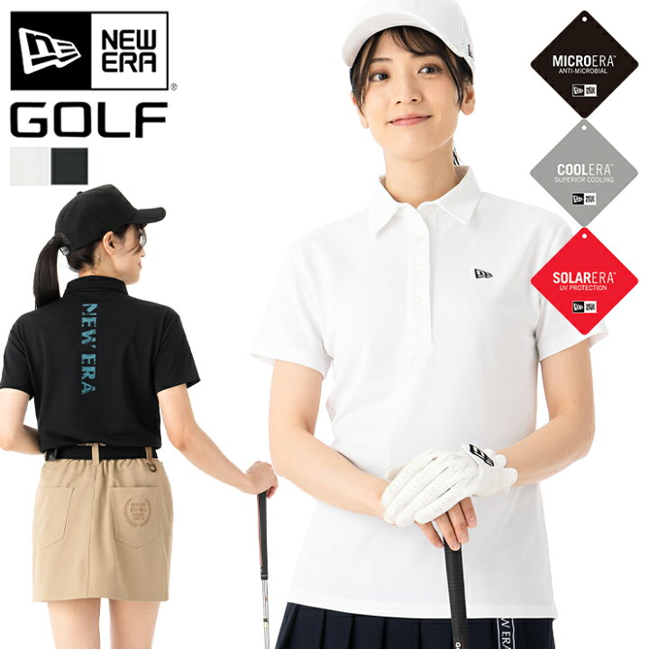 楽天市場】ニューエラ ゴルフ ウェア ポロシャツ NEW ERA GOLF 半袖 黒 