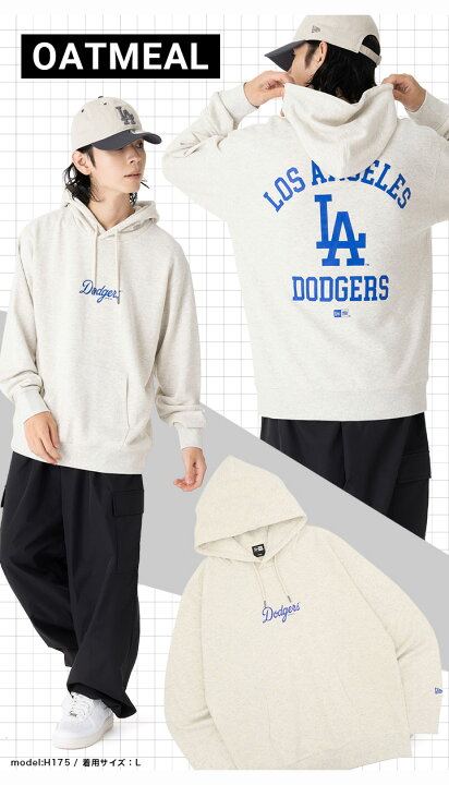 楽天市場】ニューエラ パーカー NEW ERA フード付き LA MLB 綿 
