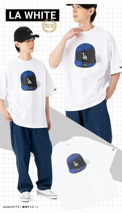楽天市場】ニューエラ Tシャツ 長袖 NEW ERA クルーネック ロンT NY LA 