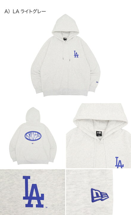 楽天市場】ニューエラ パーカー NEW ERA フード付き LA MLB コラボ 