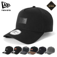 ニューエラ キャップ NEW ERA CAP 9FORTY A-Frame レザーパッチ メンズ レディース 帽子 ONSPOTZ 別注 黒…