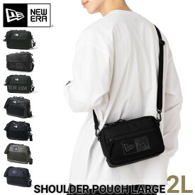 ニューエラ バッグ NEW ERA BAG メンズ レディース ショルダーバッグ SHOULDER POUCH LARGE ショルダーポーチ ラージ 黒 ベージュ ブランド おしゃれ かっこいい 人気 春 夏 秋 冬 ニューエラー 正規品 ユニセックス 男女兼用