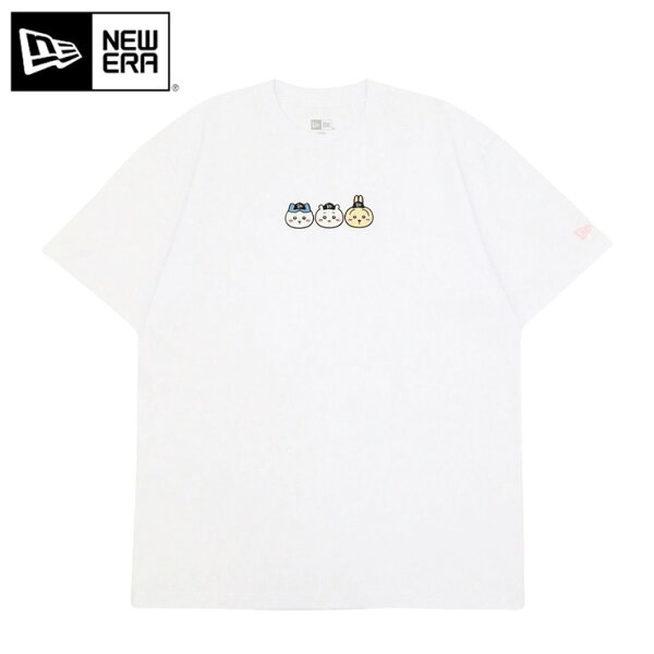 ニューエラ Tシャツ 半袖 NEW ERA クルーネック コラボ ちいかわ グッズ コットン 綿 メンズ レディース ブランド おしゃれ かっこいい 人気 オーバーサイズ 春 夏 ニューエラー 正規品 大きい 小さい ユニセックス 男女兼用 ストリート
