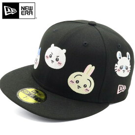 ニューエラ キャップ NEW ERA CAP 59FIFTY ベースボールキャップ メンズ レディース 帽子 コラボ ちいかわ グッズ 黒 ブランド おしゃれ かっこいい 人気 春 夏 秋 冬 オールシーズン ニューエラー 大きい 小さい サイズ 正規品 ユニセックス 男女兼用 ストリート コーデ