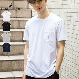 ノーティカ 半袖Tシャツ NAUTICA アパレル カットソー メンズ レディース 黒 白 コットン 綿 ストレッチ ワンポイント 人気 ブランド 大きいサイズ オーバーサイズ おしゃれ かっこいい 人気 春 夏 小さいサイズ ユニセックス 男女兼用 ストリート メンズライク コーデ