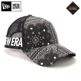 【クーポン利用で10%OFF】8月15日限定！ニューエラ ゴルフ キャップ NEW ERA GOLF CAP 9FORTY A-Frame Trucker メッシュキャップ メンズ レディース 帽子 ONSPOTZ 別注 黒 白 ペイズリー ブランド 深め おしゃれ かっこいい 人気 春 夏 秋 冬 オールシーズン ニューエラー