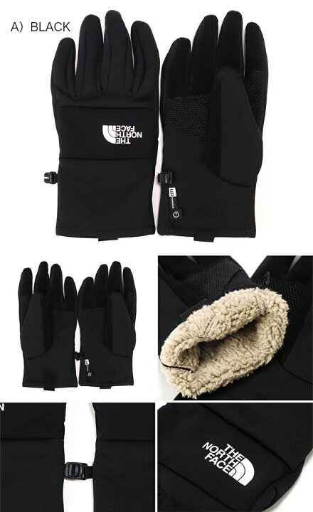 楽天市場】ザ ノースフェイス THE NORTH FACE グローブ 手袋 黒 メンズ 