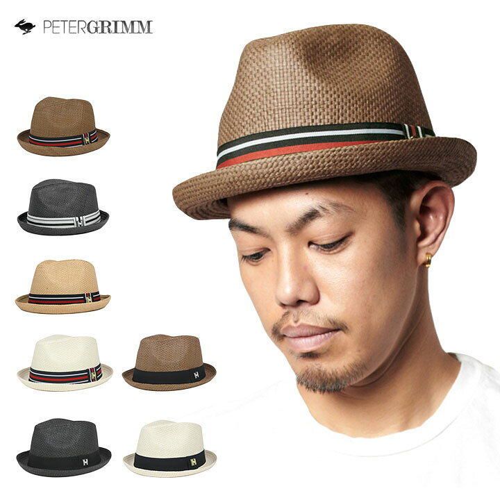 楽天市場 麦わら帽子 ピーターグリム ストローハット 中折れ ハット デップ Peter Grimm Straw Hat Depp 帽子 メンズ レディース 春 夏 白 ブランド 春夏 黒 リボン 麦わら 中折れハット ぼうし 大きい 大きいサイズ 中折れ帽 ブランド 帽子屋ｏｎｓｐｏｔｚ