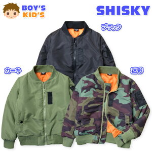 yzq j̎q AE^[ tWbv WPbg SHISKY VXL[  MA-1 AJW |Pbg nt j LbY 110cm 120cm 130cm