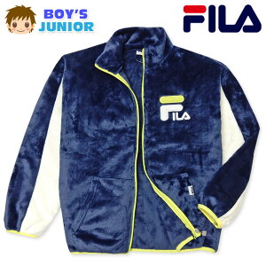 �y���������z�j�� �W���j�A ���ʃt���[�X �t���W�b�v �W���P�b�g FILA/�t�B�� �A�E�^�[ ���������f�� �z�F �h�J���b�y�� �q���� �j�̎q 140cm 150cm 160cm td-0228b-nv