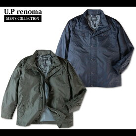 【送料無料】メンズ ジャケット U.Prenoma レノマ インフード コンパクト収納 アウター 紳士