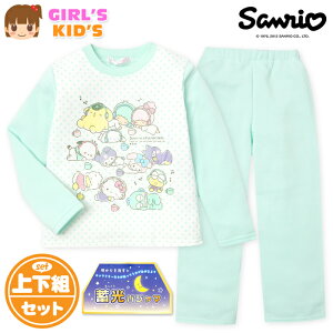 �y���������z���� �L�b�Y ���N�� ���� ����p�W���} Sanrio �T�����I�L�����N�^�[�Y �㉺�g ���������f�� �ۉ��� �~�� ���� ���̎q 100cm 110cm 120cm 130cm td-0956�y���[���֑Ή��z