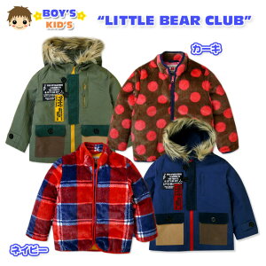 q j̎q AE^[ vI[o[WPbg  LITTLEBEARCLUB gxANu 3way Ci[ `FbN hbg t@[t by j LbY 100cm 110cm 120cm