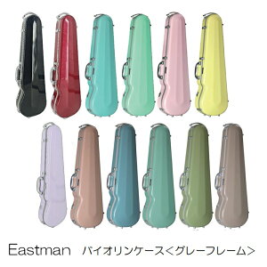 イーストマン/バイオリンケース スタンダード■グレーフレーム 全12色eastman 4/4 グラスファイバー製 1.7kg