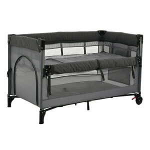 ベビーベッド ベビーサークル 折りたたみ 添い寝ベッド プレイヤード 片サイド高さ調整可能 お昼寝マット キャリーバッグ付 マットレス付 キャスター付き 多機能 軽量 出産祝い