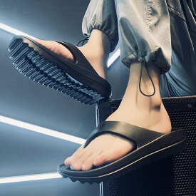 【在庫一掃！】】サンダル レザーサンダル メンズ レディース トングサンダル カラフル カコイイ PUレザー フラップサンダル エスニック 女性用 海辺 厚底 夏 足疲れにくい ファション 柔らかい 靴サイズ23.5センチ～24センチ