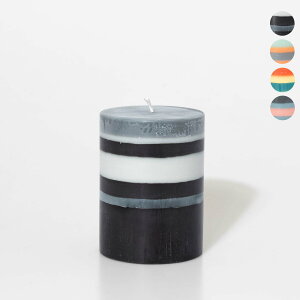 ueBbVJ[X^_[h BRITISH COLOUR STANDARD Lh HAND POUR DECO PILLAR CANDLES 10cm SMALL STRIPED PILLAR CANDLE [s[ Lh]ypz