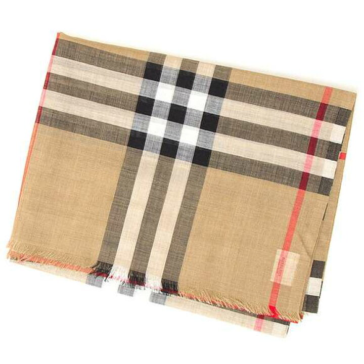楽天市場】バーバリー BURBERRY シルク混ストール 220×70 GIANT  