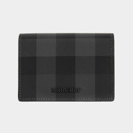 バーバリー BURBERRY メンズ 名刺入れ（カードケース） FLINT 80702041 BRT:141900 A1208 CHARCOAL【英国】【2024SS】