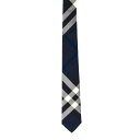 バーバリー BURBERRY ネクタイ ネイビー MANSTON 80138201 M:110354 A1222 NAVY メンズ