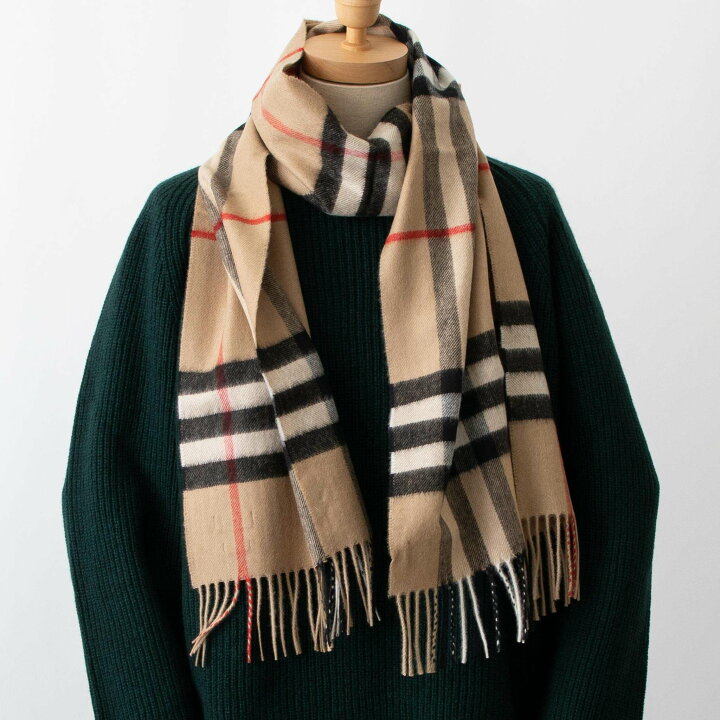 楽天市場】バーバリー BURBERRY カシミアマフラー（カシミヤ） GIANT  