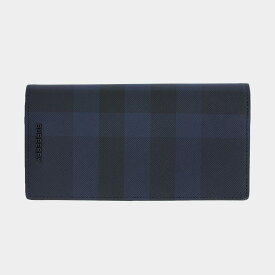 バーバリー BURBERRY 財布 メンズ 長財布（小銭入れ付き） CAVENDISH 80732811 NCE:147586 A2519 NAVY【英国】【2024SS】