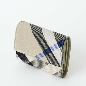 �o�[�o���[ BURBERRY ���z ���f�B�[�X �O�܂���z COMPACT WALLET [�`�F�b�N �t�H�[���f�B���O�E�H���b�g] 80860051 CJ1:153462