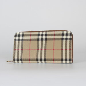 BURBERRY バーバリー ラウンドファスナー長長財布 TBロゴ 美品 