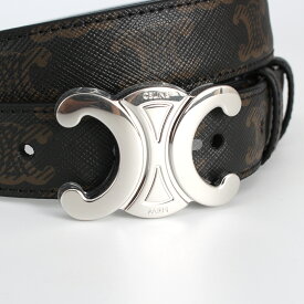 セリーヌ CELINE ベルト TRIOMPHE MEDIUM 25MM BELT [ミディアム トリオンフ ベルト] メンズ 45AKA 2ACO