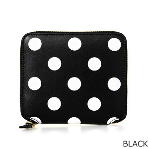 �R���f�M�����\�� COMME DES GARCONS ���z ��܂���z POLKA DOTS PRINTED FULL ZIP AROUND WALLET [�|���J�h�b�g�v�����g] ���f�B�[�X �����Y SA2100PD