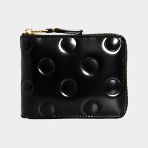 �R���f�M�����\�� COMME DES GARCONS ���z ��܂���z POLKA DOTS EMBOSSED FULL ZIP AROUND WALLET [�|���J�h�b�g�G���{�X] ���f�B�[�X �����Y SA7100NE�y�~�j���z�z