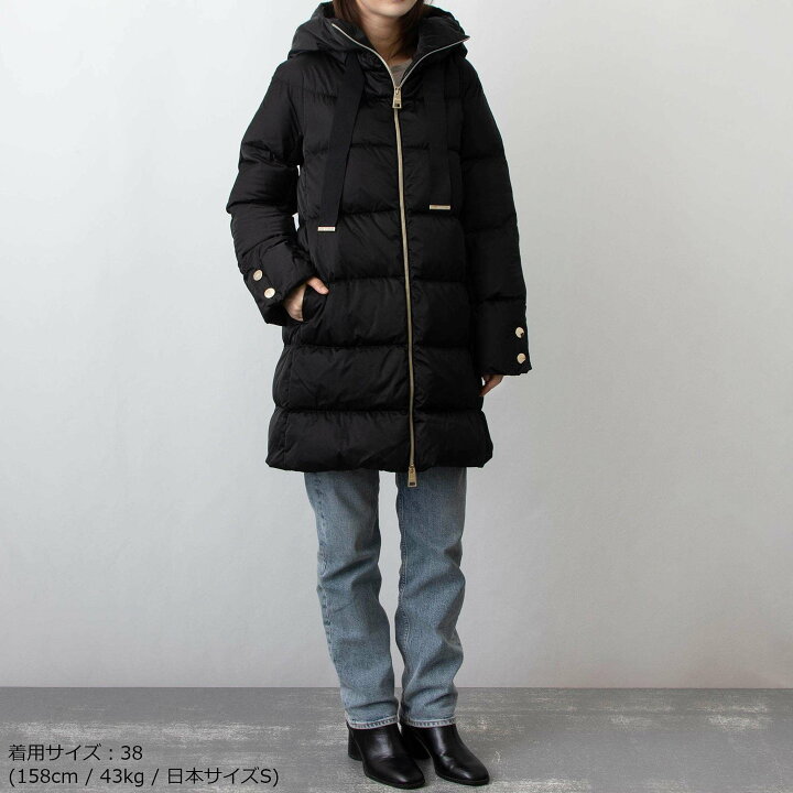 楽天市場】ヘルノ HERNO ダウンコート A-SHAPE HOODED SATIN A-SHAPE 