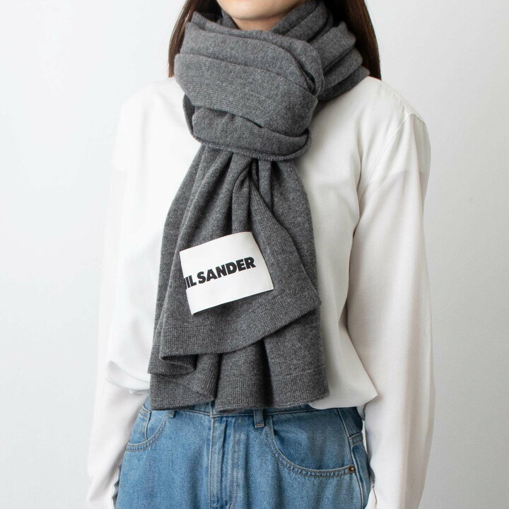 楽天市場】ジルサンダー JIL SANDER カシミアマフラー（カシミヤ 
