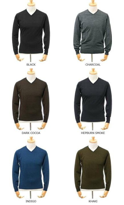 楽天市場】ジョンスメドレー JOHN SMEDLEY Vネック長袖ニット SHIPTON 