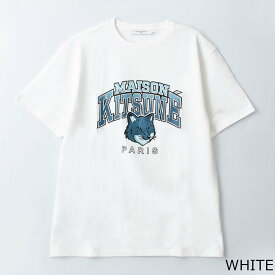 メゾン キツネ MAISON KITSUNE メンズ 半袖Tシャツ CAMPUS FOX RELAXED TEE SHIRT LM00112 KJ0035