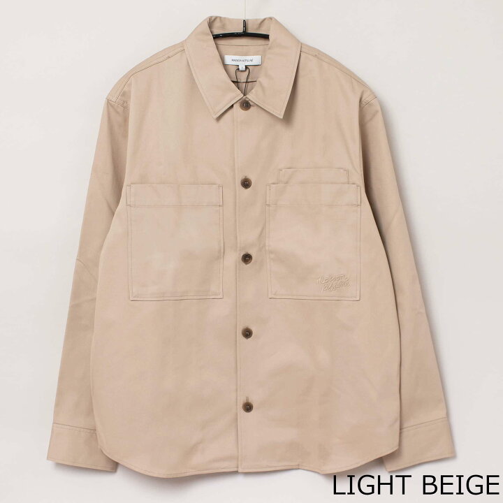 楽天市場】メゾン キツネ MAISON KITSUNE メンズ 長袖シャツ OVERSHIRT 