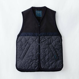 ラベンハム LAVENHAM メンズ レディース キルティングベスト MOLESKIN SPLIT GILET [モールスキン スプリットジレ] SLJ2005 HEAVY WEIGHT MOLESKIN G71 DARK NAVY【英国】