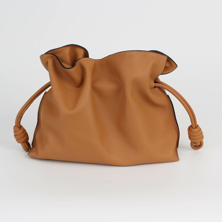 極品】LOEWE ロエベ フラメンコクラッチ ミディアム バッグ キャメル 